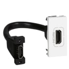 GIFAS - HDMI Steckdose für Bodensteckdose FONTO 8xxx weiß