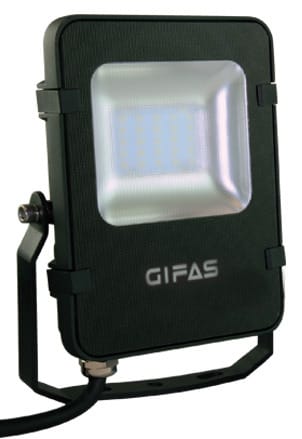 GIFAS - LED Flächenstrahler PLAZA FlatLED Flood, IP66, 16W, 2.200lm