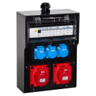 GIFAS - VG AP Steckdosenverteiler BR 7400 IP44 CEE16A Schuko FI LS M32