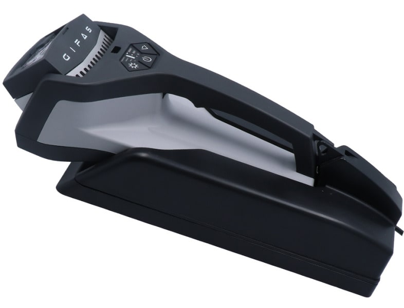 GIFAS - LED Akku Handleuchte FlashLED, IP65, 15W, Ladestation, Tragegurt