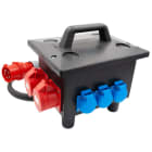 GIFAS - VG Steckdosenverteiler mobil BR 62HP IP44 2xCEE 16A 5xSchuko FI 2m Zuleitung