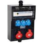 GIFAS - VG AP Steckdosenverteiler BR 7400 IP44 CEE 32A CEE 16A Schuko FI LS M32