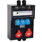 GIFAS - VG AP Steckdosenverteiler BR 7400 IP44 CEE32A CEE16A Schuko FI LS M32