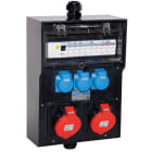 GIFAS - VG AP Steckdosenverteiler BR 7400 IP44 CEE32A Schuko FI LS M40