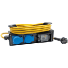 GIFAS - VG Steckdosenverteiler mobil BR 1400 IP44 2xSchuko FI-LS 5m Zuleitung