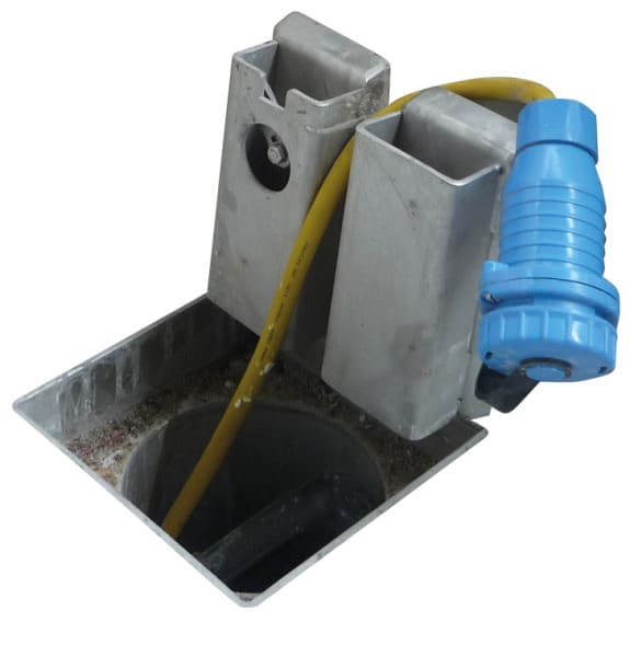 GIFAS - Unterflurverteiler PICCOLINO 200, 1xSchukokupplung IP68