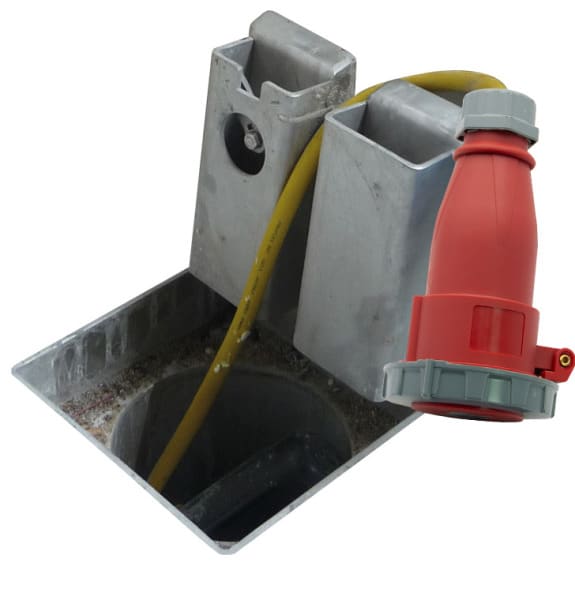 GIFAS - Unterflurverteiler PICCOLINO 200, 1xCEE-Kupplung 16A IP67