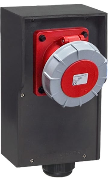 GIFAS - VG AP Steckdosenkombination BR 7250 IP44  CEE63A M40