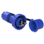 GIFAS - Schukostecker 16A 230V IP68, Schutzkappe, Bajonettverschluss