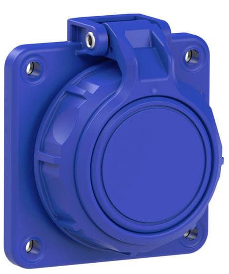 GIFAS - Schukosteckdose 16A 230V IP68, Klappdeckel, Bajonettverschluss