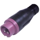GIFAS - Vollgummi-CEE-Stecker 2x16A 24V IP44