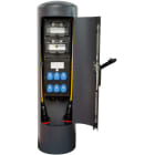 GIFAS - Poller Rondo 300 Kappe rund,  CEE Kuppl. 32A + 16A, 6xSchuko, LS, FI