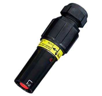GIFAS - Einleiter-Hochstromkupplung Powersafe L2, schwarz, 800A, 240qmm