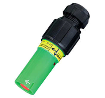 GIFAS - Einleiter-Hochstromkupplung Powersafe PE, grün, 500A, 150qmm