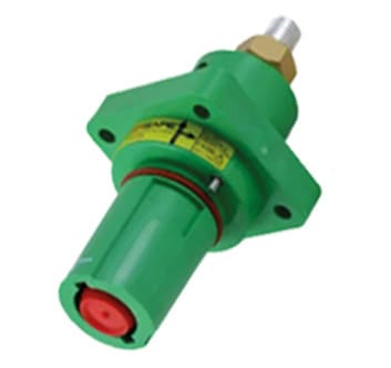 GIFAS - Einleiter-Hochstromgerätestecker Powersafe PE, grün, 500A