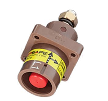 GIFAS - Einleiter-Hochstromsteckdose Powersafe L1, braun, 500A