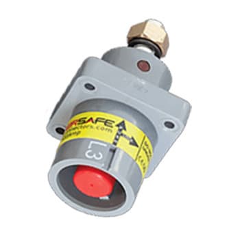 GIFAS - Einleiter-Hochstromsteckdose Powersafe L3, grau, 500A
