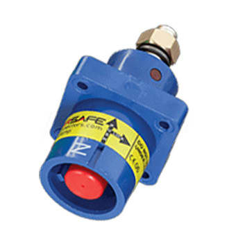 GIFAS - Einleiter-Hochstromsteckdose Powersafe N blau, 500A