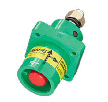 GIFAS - Einleiter-Hochstromsteckdose Powersafe PE grün, 500A