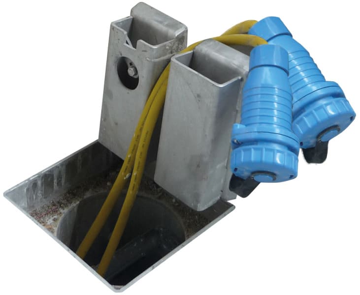 GIFAS - Unterflurverteiler PICCOLINO 200, 1xSchukokupplung IP68