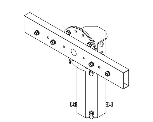 GIFAS - Modularer LED Strahler APL - Mastbefestigung drehbar