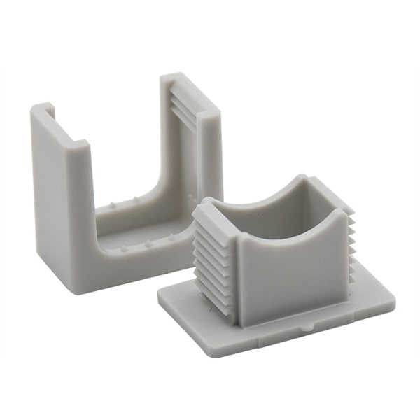 GIFAS - Druckschellen m. Langloch u. Gewinde M6 f. Kabeldurchm. 6-16mm, Polystyrol Grau