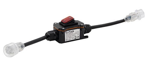 GIFAS - Zwischenschalter IP65 für FlexLED max. 1500W (120m)