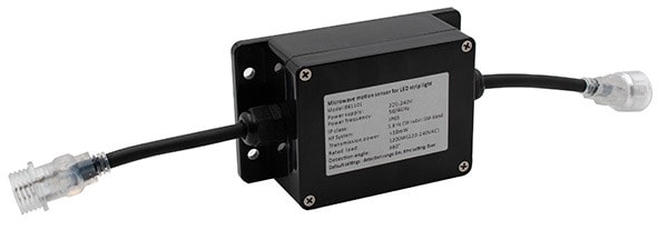 GIFAS - Bewegungsmelder 360° 3/5/8m 5s/90s/3min/10min IP65 zu FlexLED