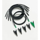 FLUKE - Messleitungen und Krokodilklemmen (4 schwarz, 1 grün) - Serie 430