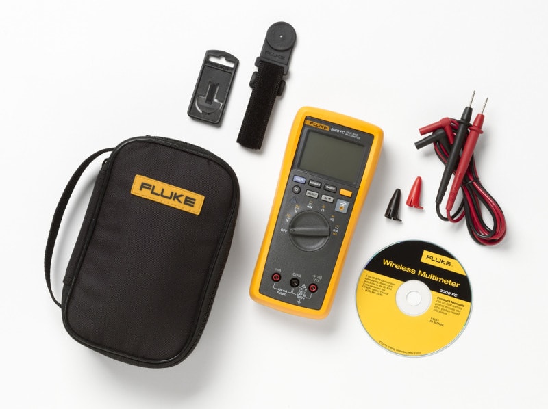 FLUKE - Wireless-Digitalmultimeter 3000 FC mit Aufhängeriemen TPAK