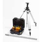PLS - Rotationslaser-Kit, rot, mit Stativ und Nivellierlatte