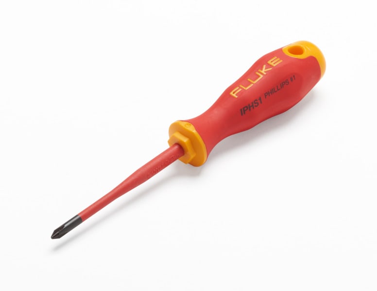 FLUKE - Kreuzschlitzschraubendreher Nr. 1. Für 1000 VAC und 1500 VDC zugelassen