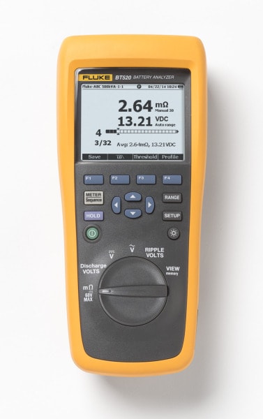 FLUKE - Batterieanalysator mit abgewinkelten Messspitzen