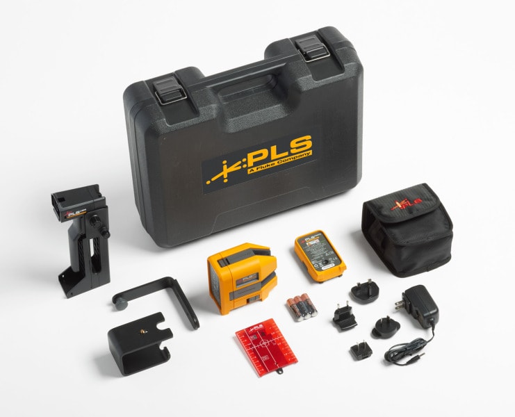 FLUKE - Kreuzlinien-/Punkt-Lasernivelliergerät, Kit, rot