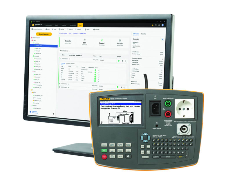 FLUKE - Tragbarer Gerätetester, Kit, DE inklusive TruTest Software