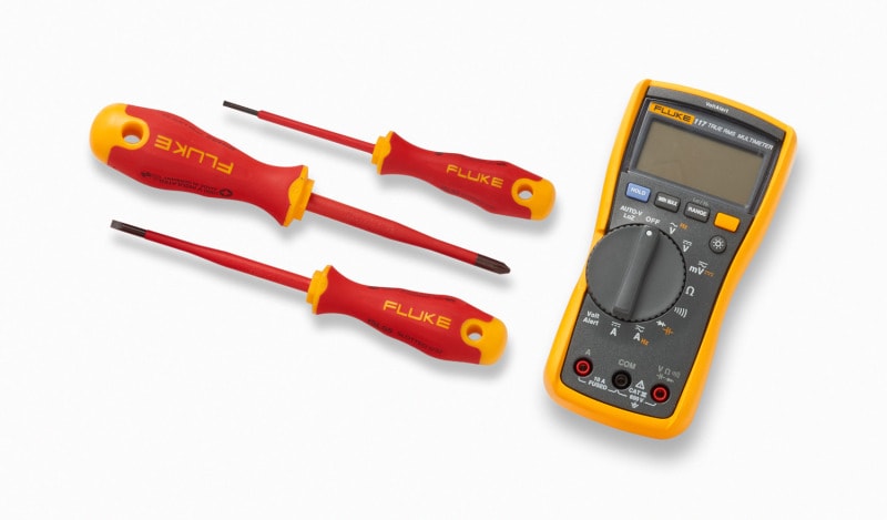 FLUKE - Elektriker-Multimeter Fluke 117 + SLS3 + ISLS5 + IPHS2