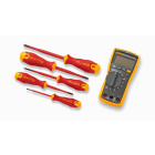 FLUKE - Elektriker-Multimeter Fluke 117 + ISLS3 + ISLS5 + IPHS2 + IPHS1 + ISLS8