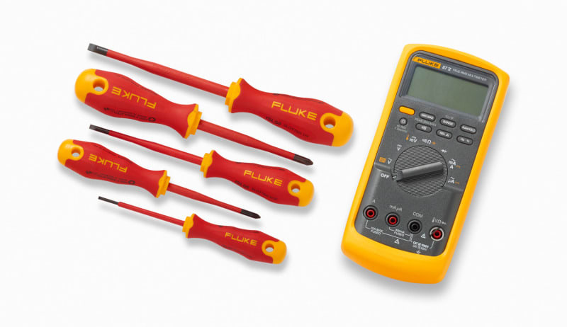 FLUKE - Industriemultimeter Fluke 87V + ISLS3 + ISLS5 + IPHS2 + IPHS1 + ISLS8