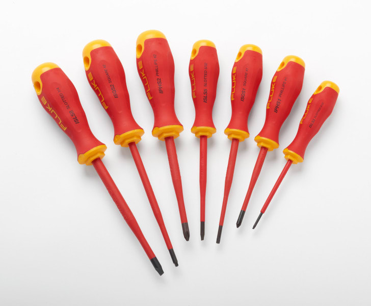 FLUKE - Kit mit 7 isolierten Schraubendrehern, 1.000 V