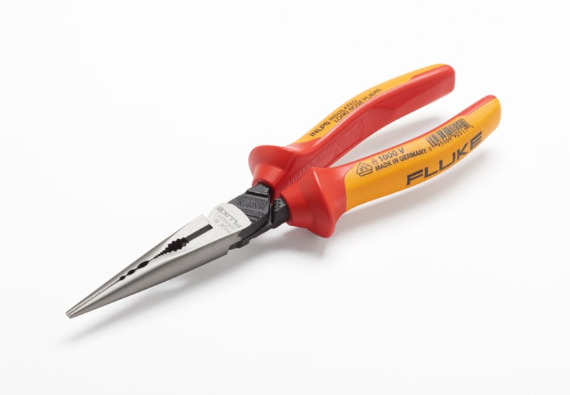 FLUKE - Isolierte Spitzzange mit Seitenschneider, 200 mm, 1.000 V