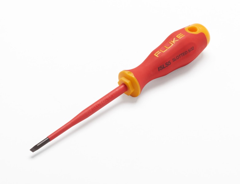 FLUKE - Isolierter Schlitzschraubendreher, 4 mm x 100 mm, 1.000 V