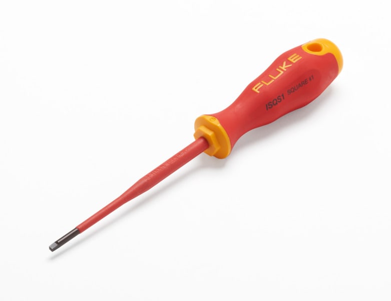 FLUKE - Isolierter Vierkantschraubendreher Nr. 1, 100 mm, 1.000 V