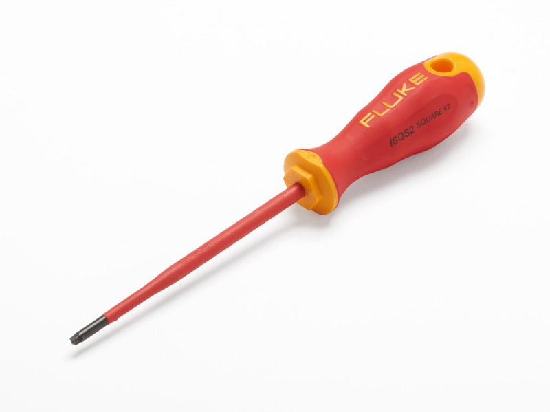 FLUKE - Isolierter Vierkantschraubendreher Nr. 2, 125 mm, 1.000 V