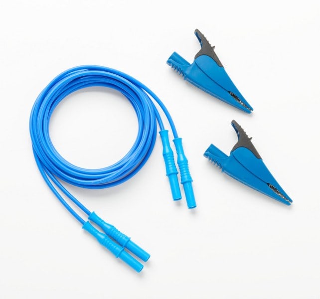 FLUKE - FLUKE-17XX-TL 2M,BLUE, NON-STACKABLE PLUG AND 2X ALLIGATOR CLIPS