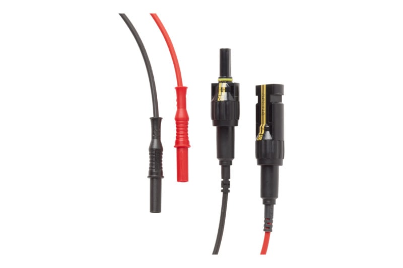 FLUKE - MC4 auf 4 mm Messleitungssatz, schwarz/rot