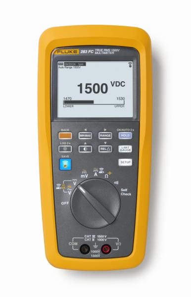 FLUKE - Solar-Multimeter Fluke 283 FC mit Sicherheit gemäß CAT III, 1500 V