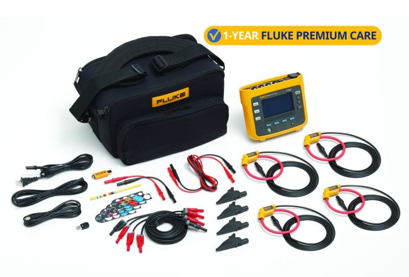FLUKE - Dreiphasiger Power-Logger Fluke 1736 im Paket mit 1 Jahr Premium Care