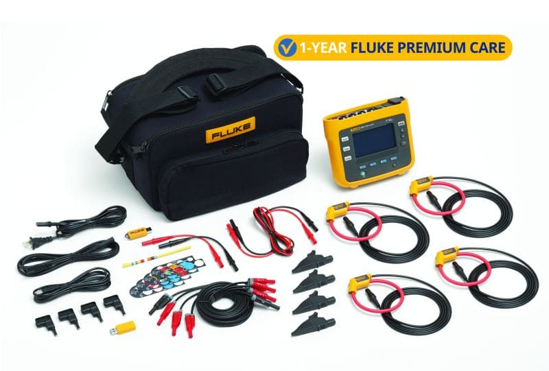 FLUKE - Dreiphasiger Power-Logger Fluke 1738 im Paket mit 1 Jahr Premium Care
