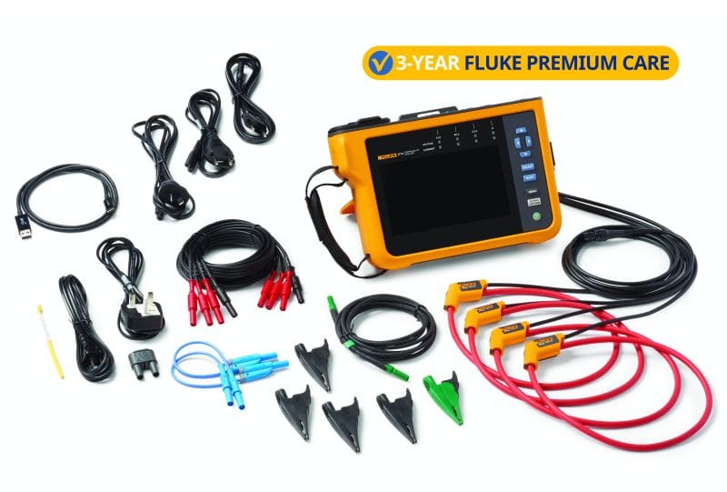 FLUKE - Dreiphasiger Netzqualitätsanalysator Fluke 1777 im Paket mit 3 Jahren Premium Care