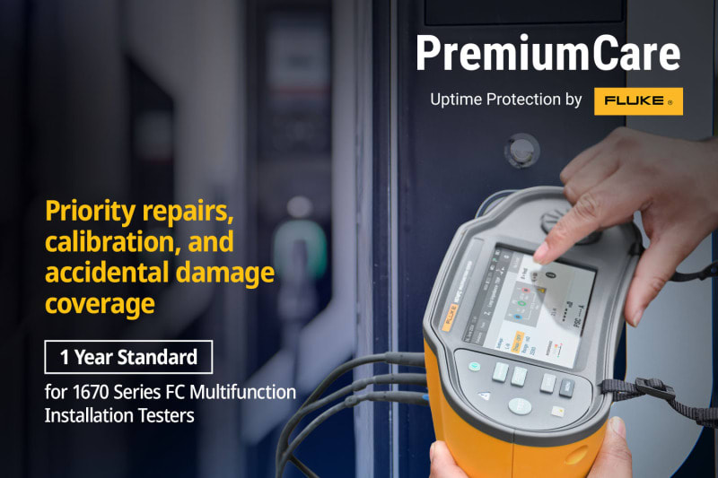 FLUKE - 1 Jahr Fluke Premium Care für Multifunktions-Installationstester der Serie Fluke 1670
